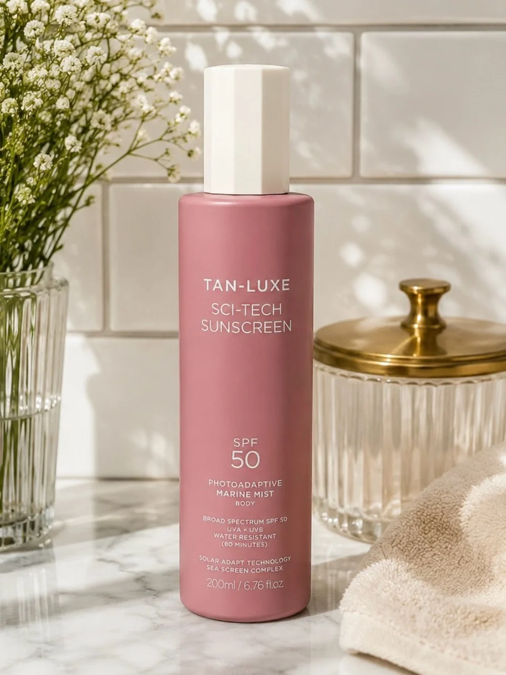 TAN-LUXE Sci-Tech Sunscreen SPF 50 Marine Mist Body 6.76 oz NIB